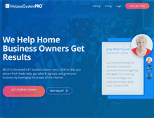 Tablet Screenshot of myleadsystempro.com